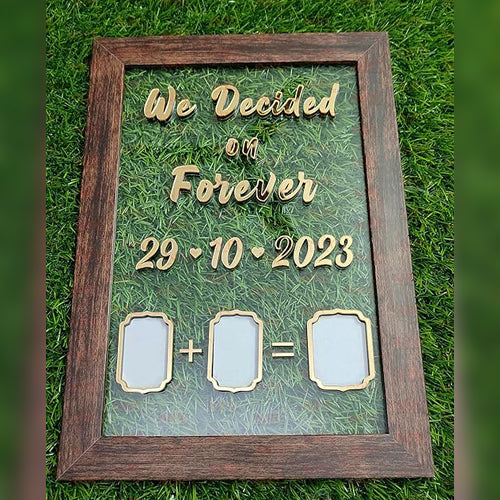 Acrylic Promise Board With Frame - Image 2