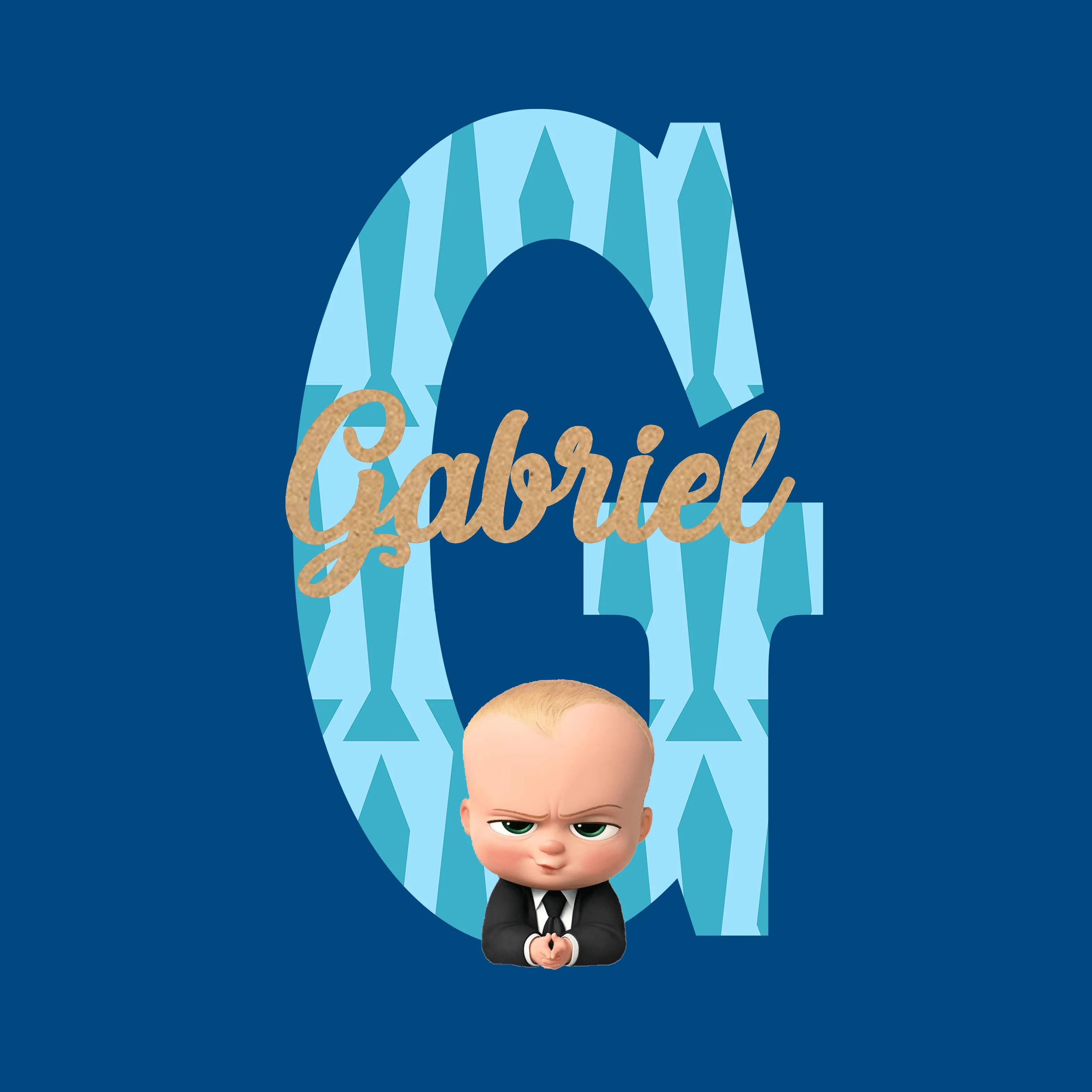 Boss Baby Theme Name Plate - Image 2
