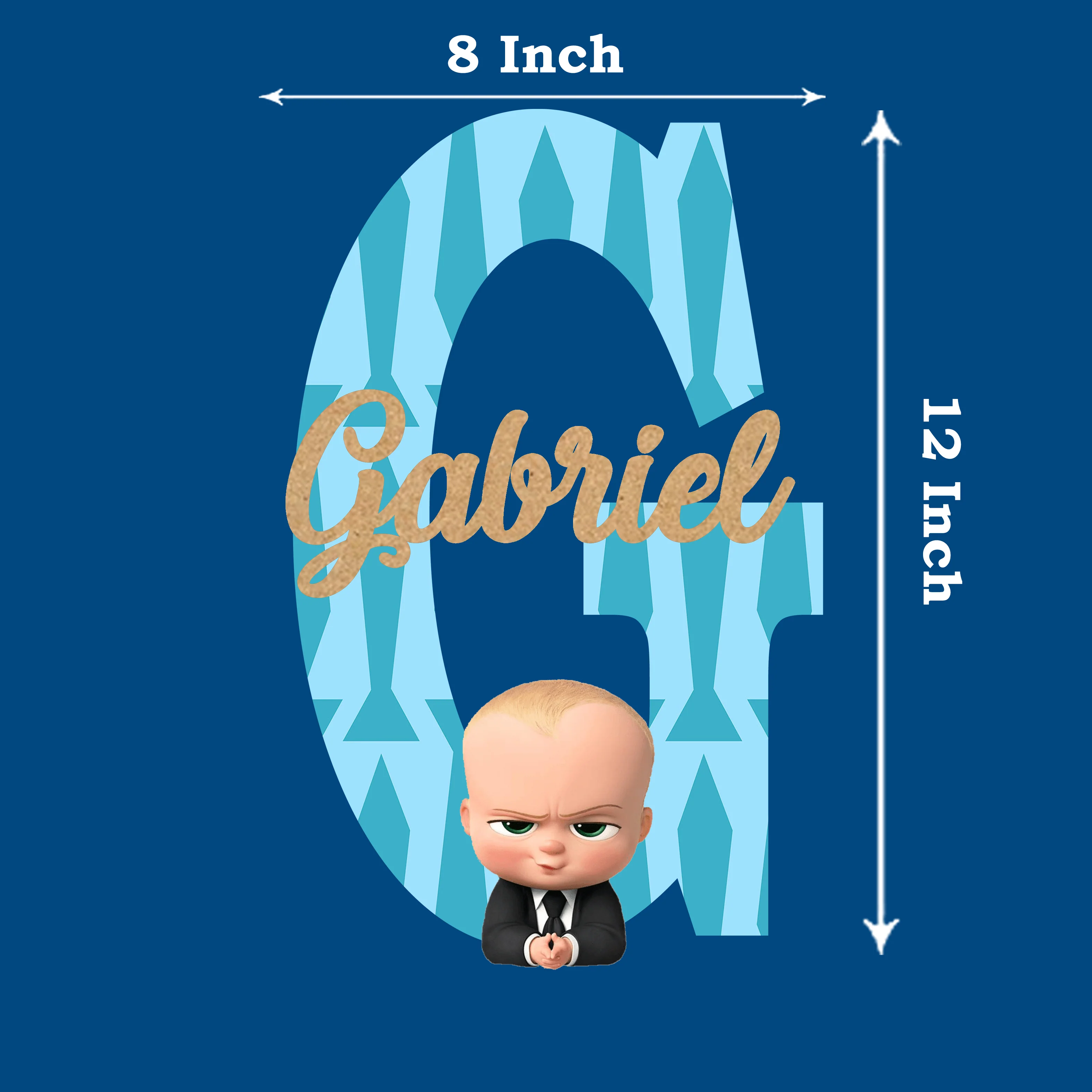 Boss Baby Theme Name Plate - Image 3