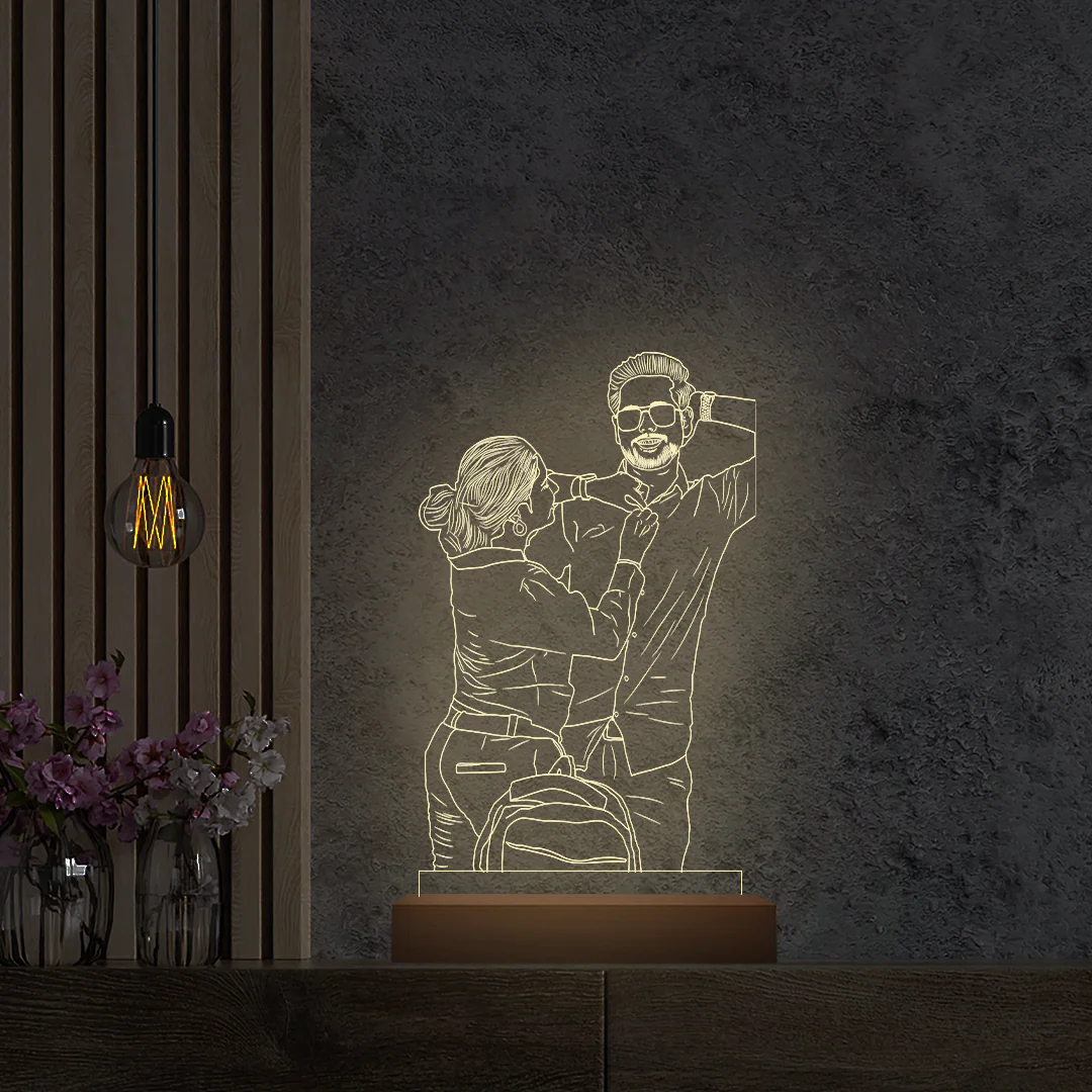 3D Customised Photo Illusion Acrylic LED Lamp - Image 3