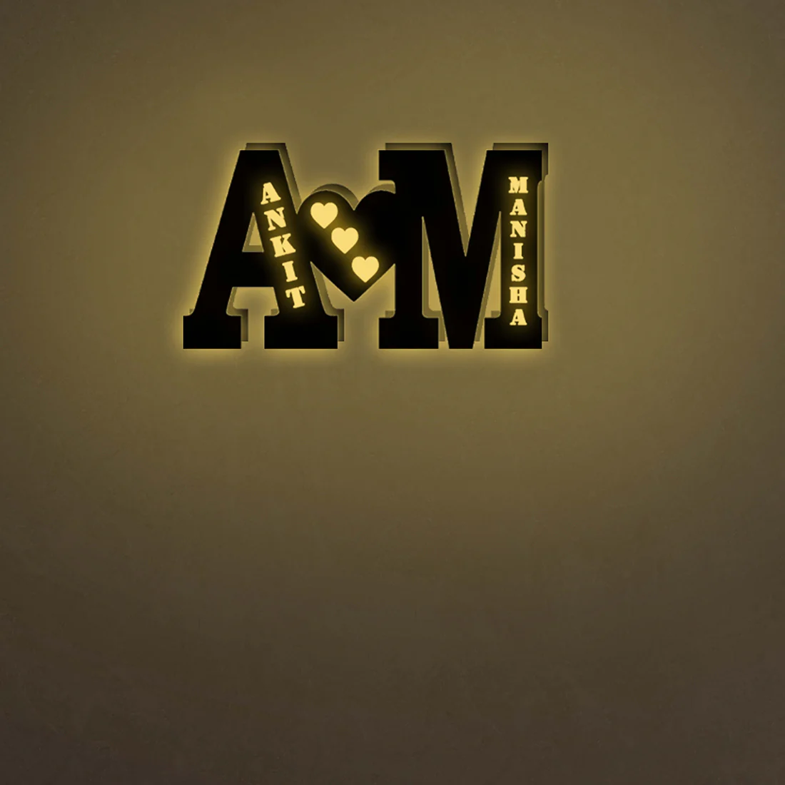 Couple Alphabet Lamp(Any Alphabet Can Be Done) - Image 3