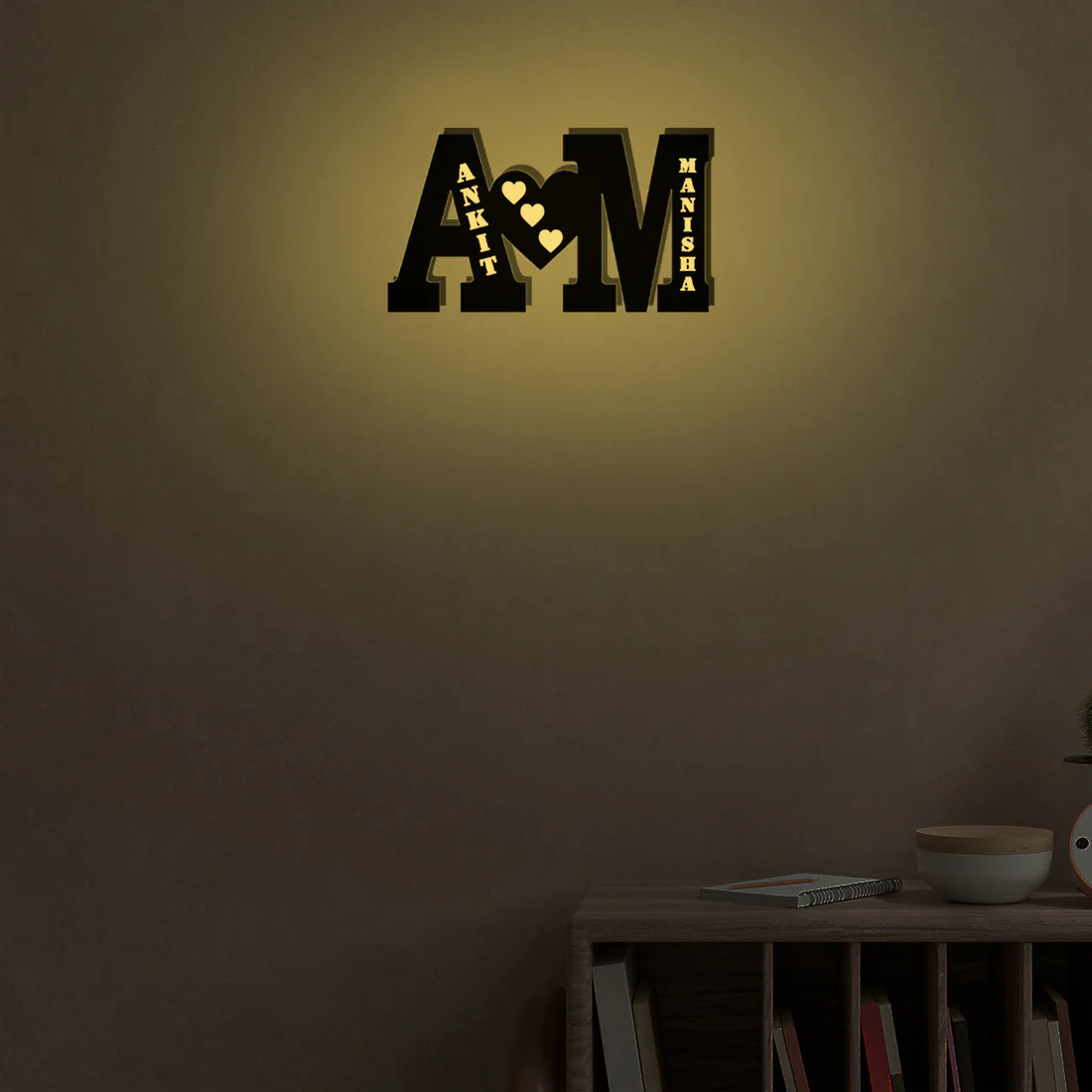 Couple Alphabet Lamp(Any Alphabet Can Be Done) - Image 4