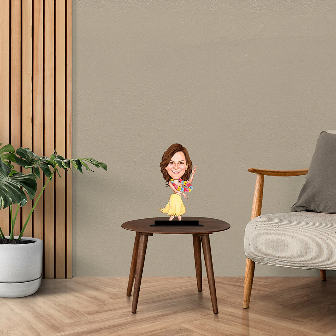 Hawaian Girl Caricature - Image 3