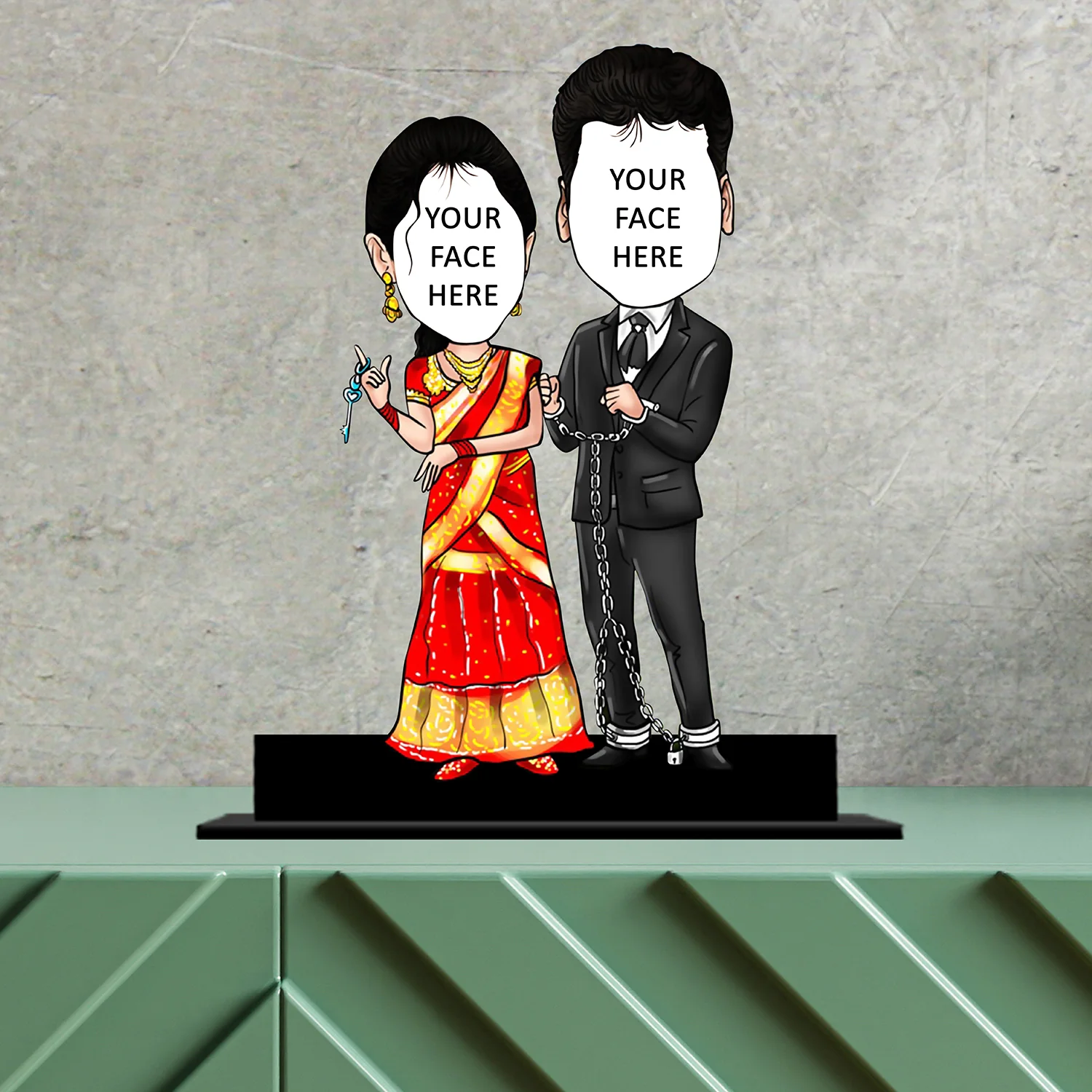Obedient Couple Caricature - Image 2