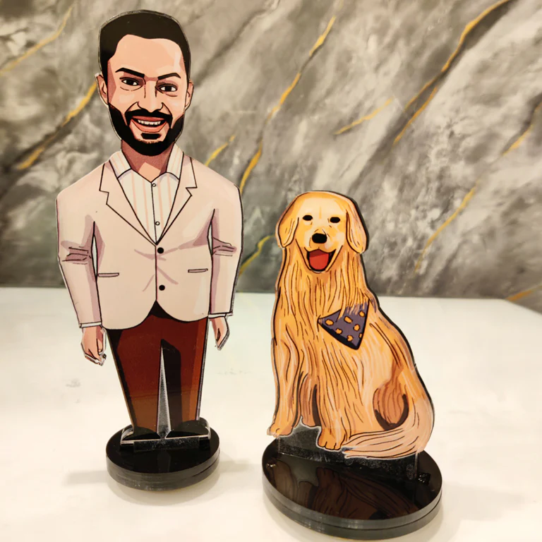 You & Your Pet Personalised Illustration Miniature (COD Not Available) - Image 3
