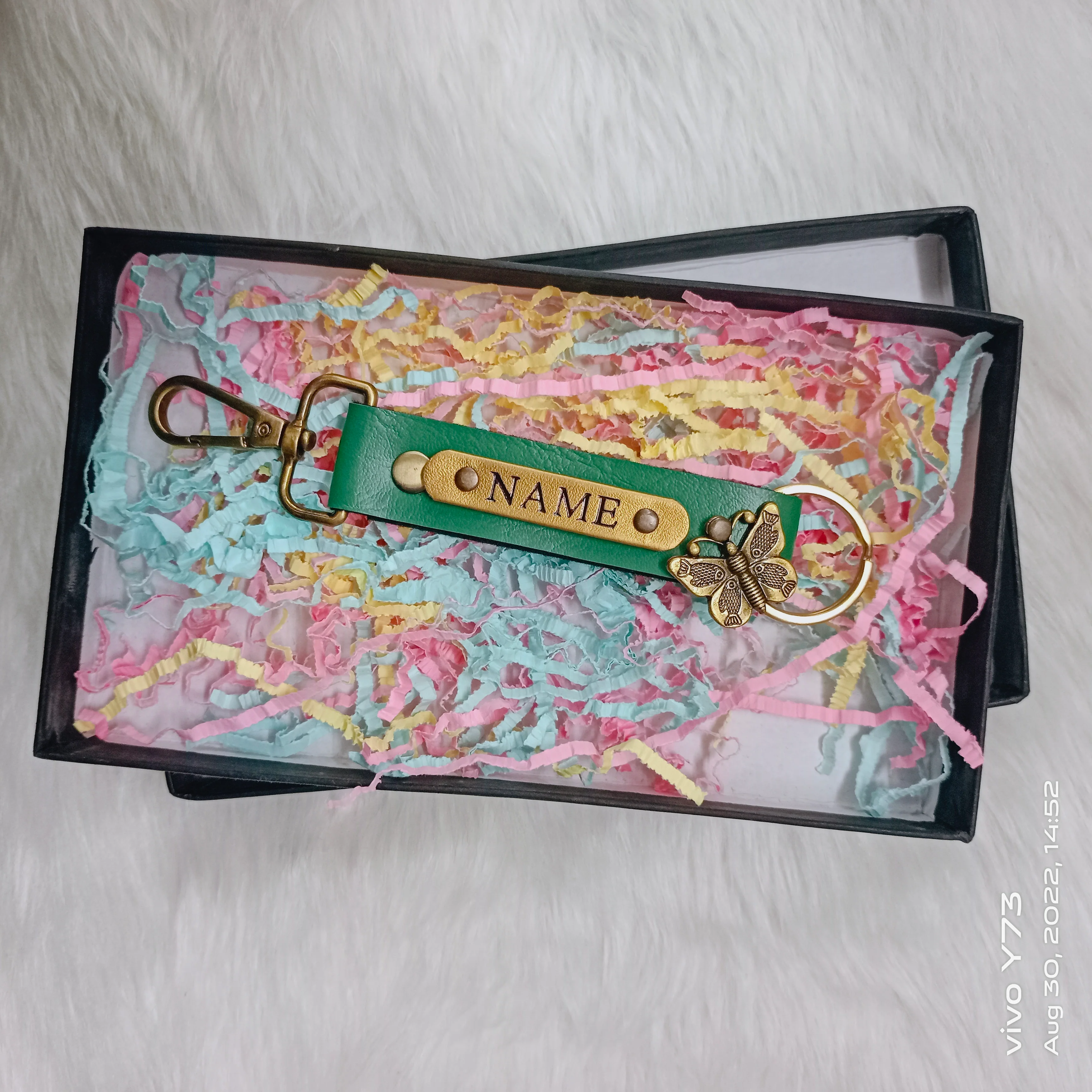 Customised Name PU Keychain - Image 9