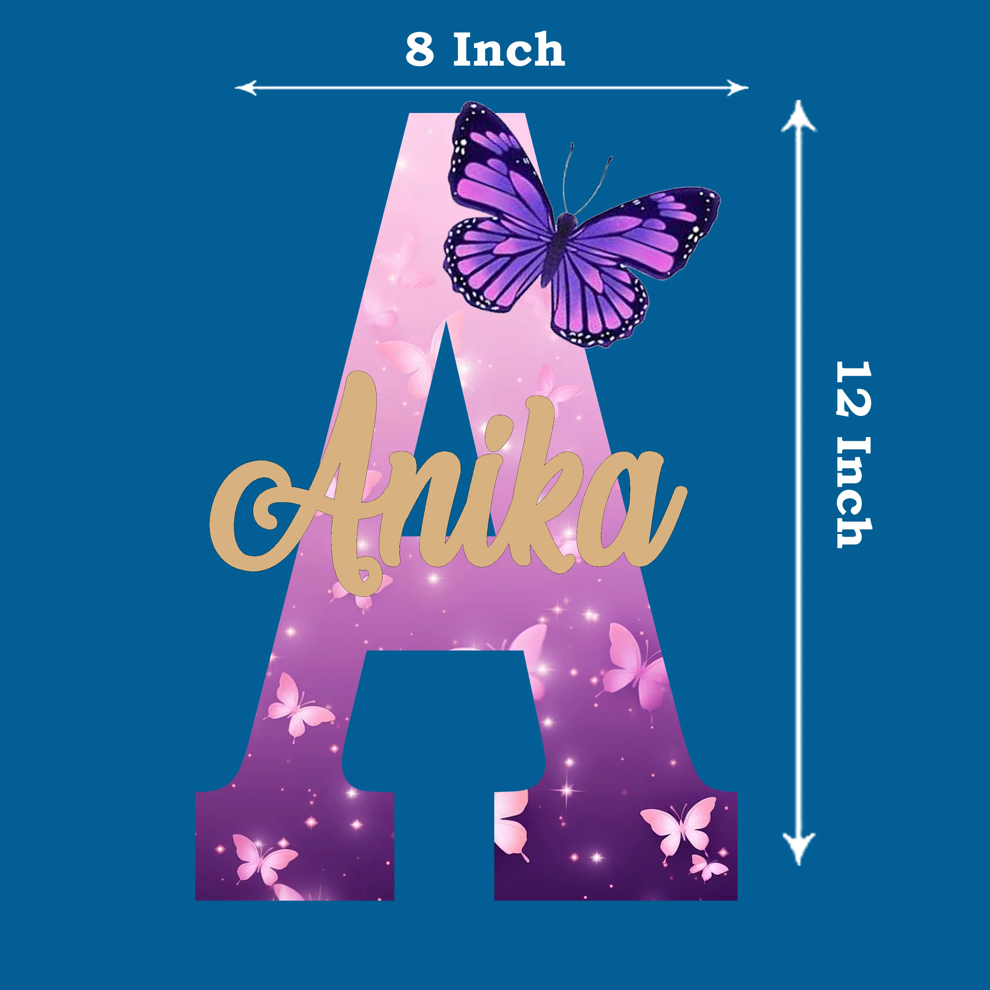 Butterfly Theme Name Plate - Image 2