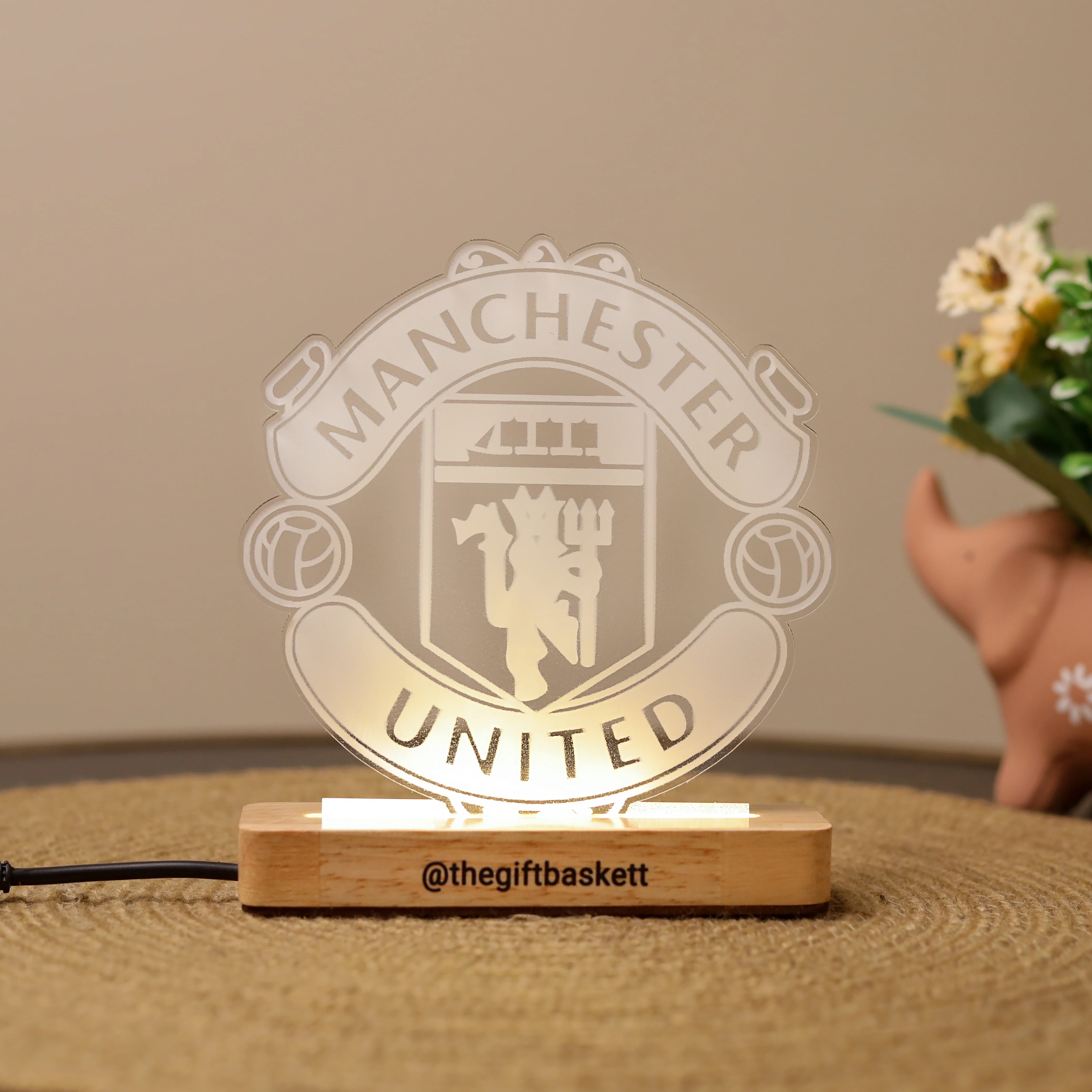 Manchester United 3d Illusion Acrylic LED Lamp