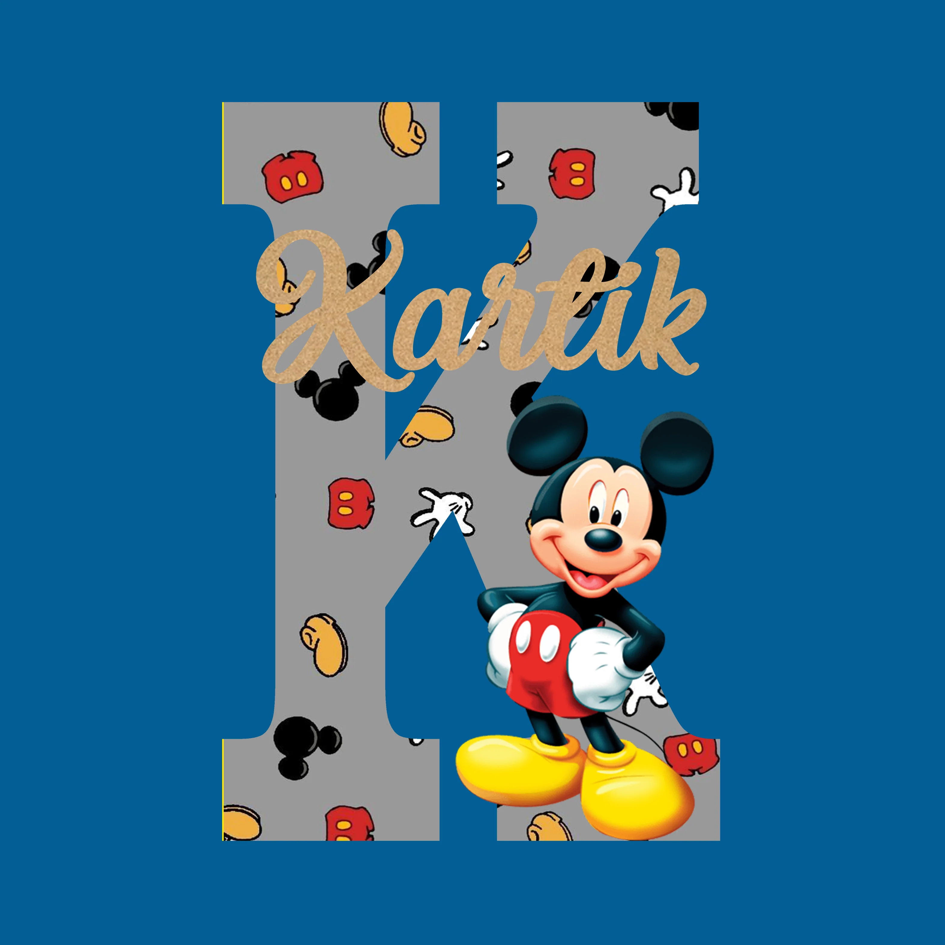 Mickey Mouse Theme Name Plate - Image 3