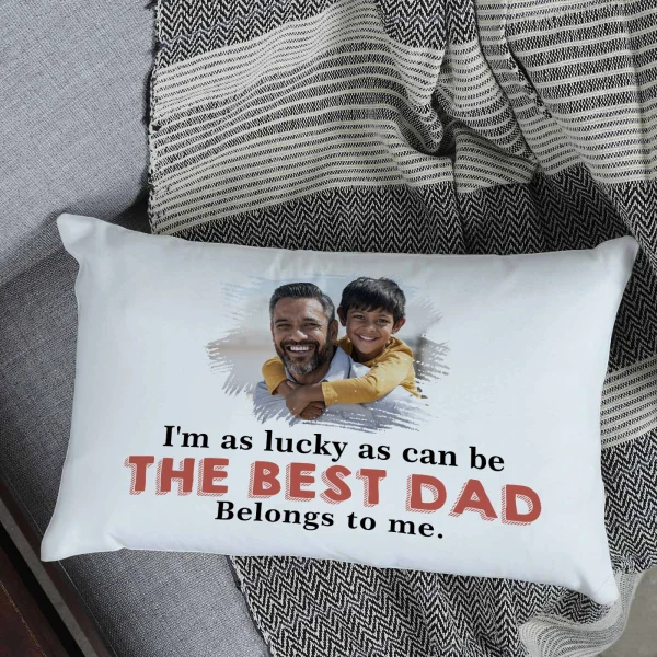 My Best Dad Personalized Pillow - Image 2