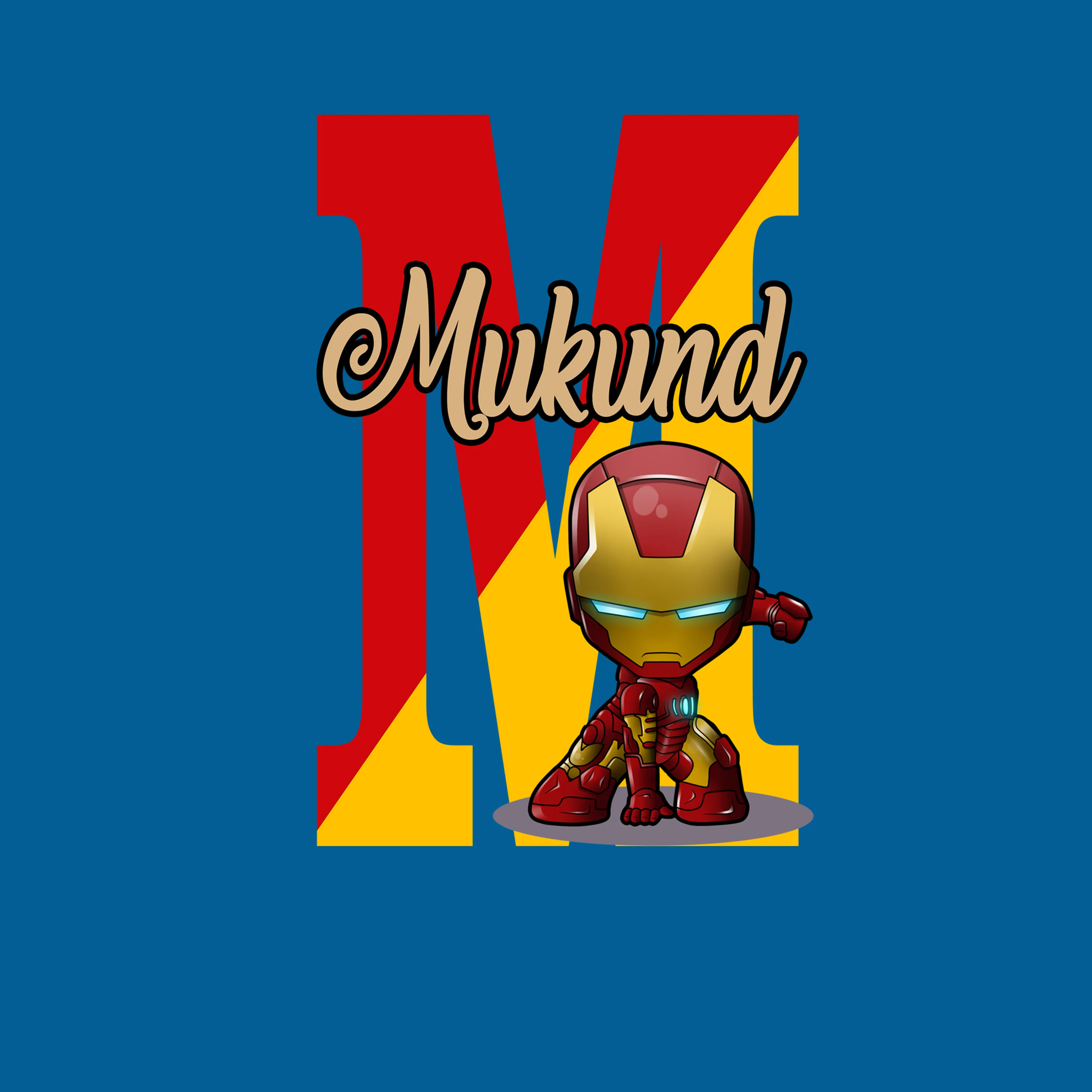 Ironman Theme Name Plate - Image 2