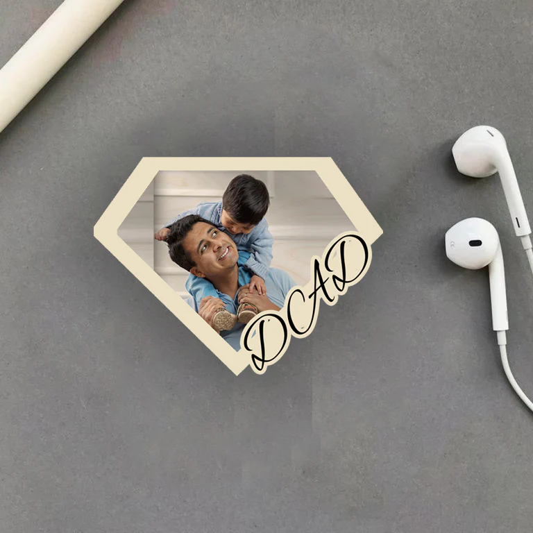 Personalised | Superhero Dad Shield | Fridge Magnets - Image 2