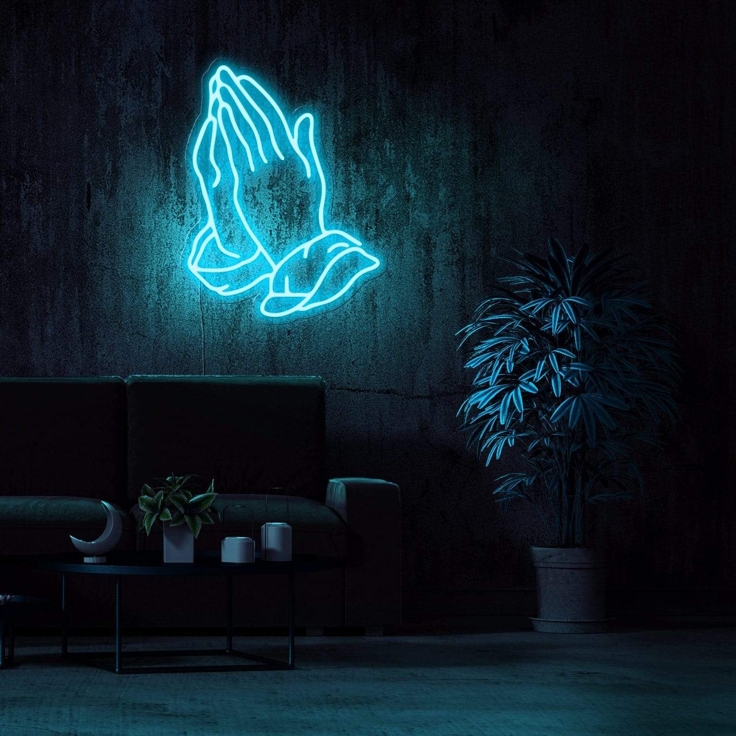 PRAYING HAND Neon Sign - Image 4
