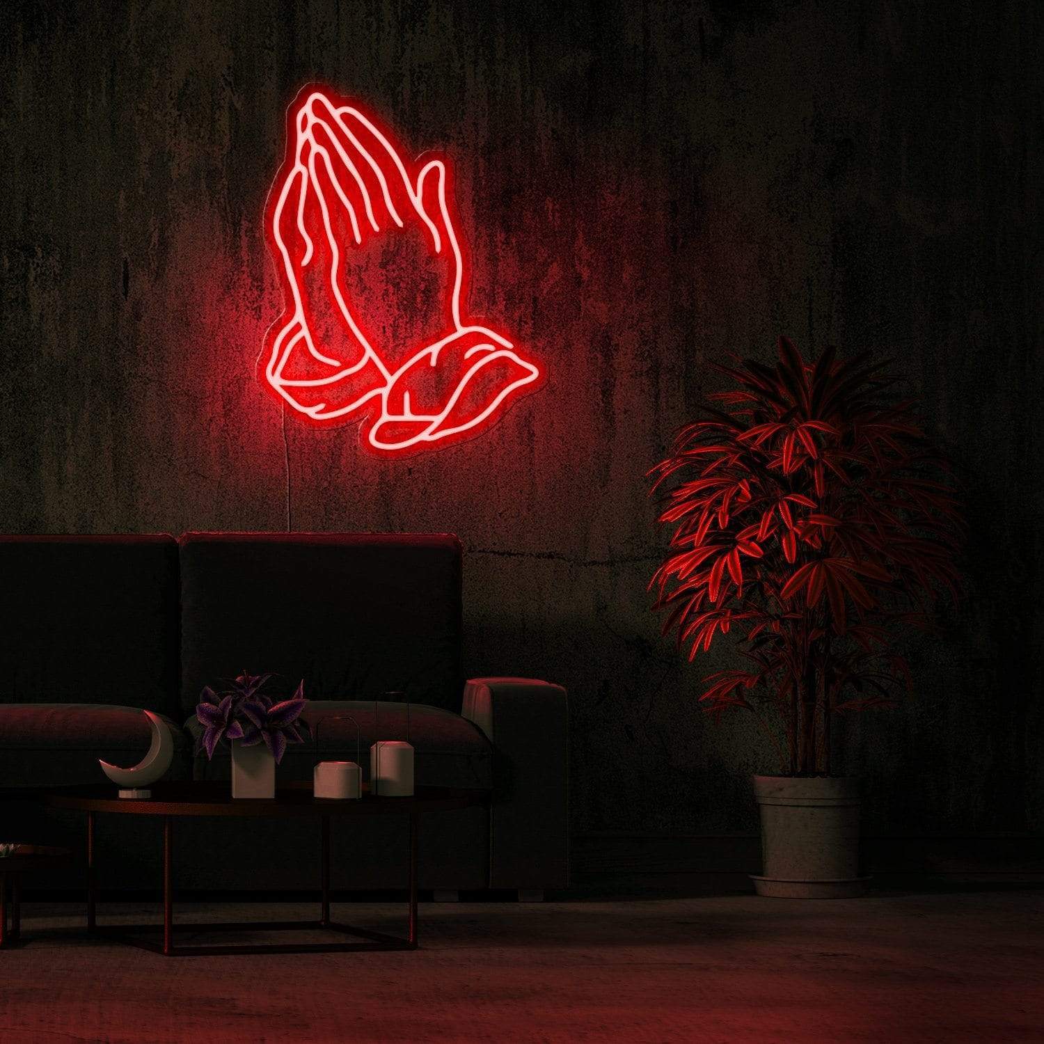 PRAYING HAND Neon Sign - Image 6