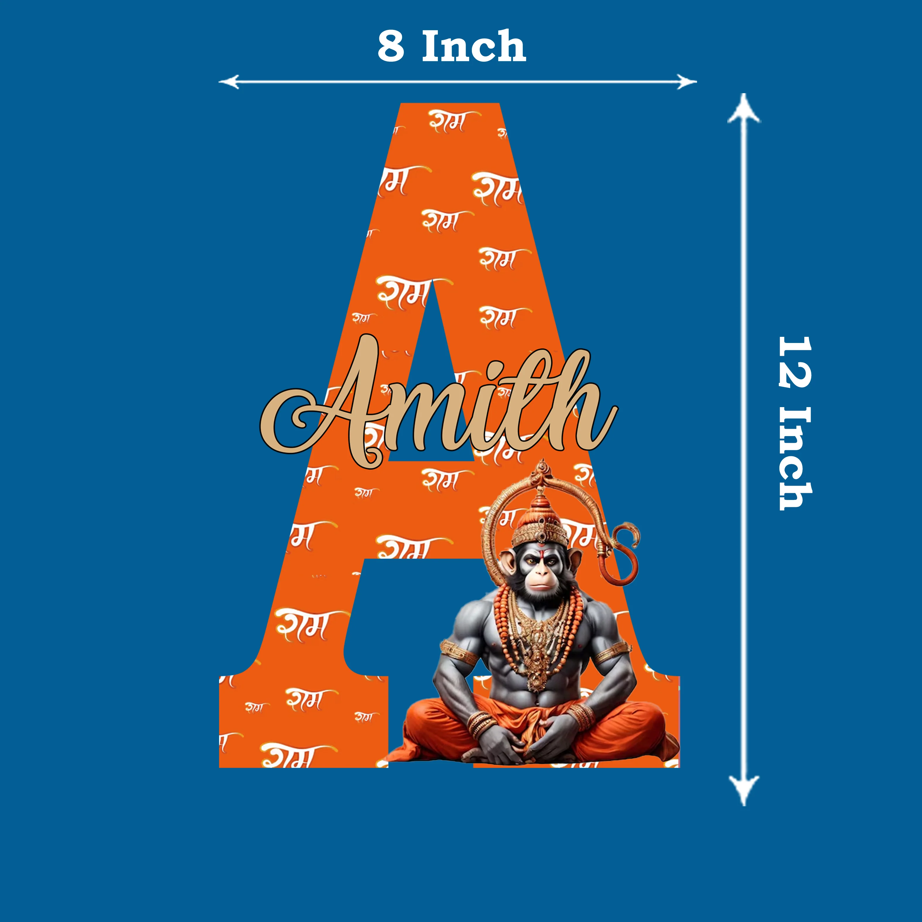 Hanumanji Theme Name Plate - Image 3