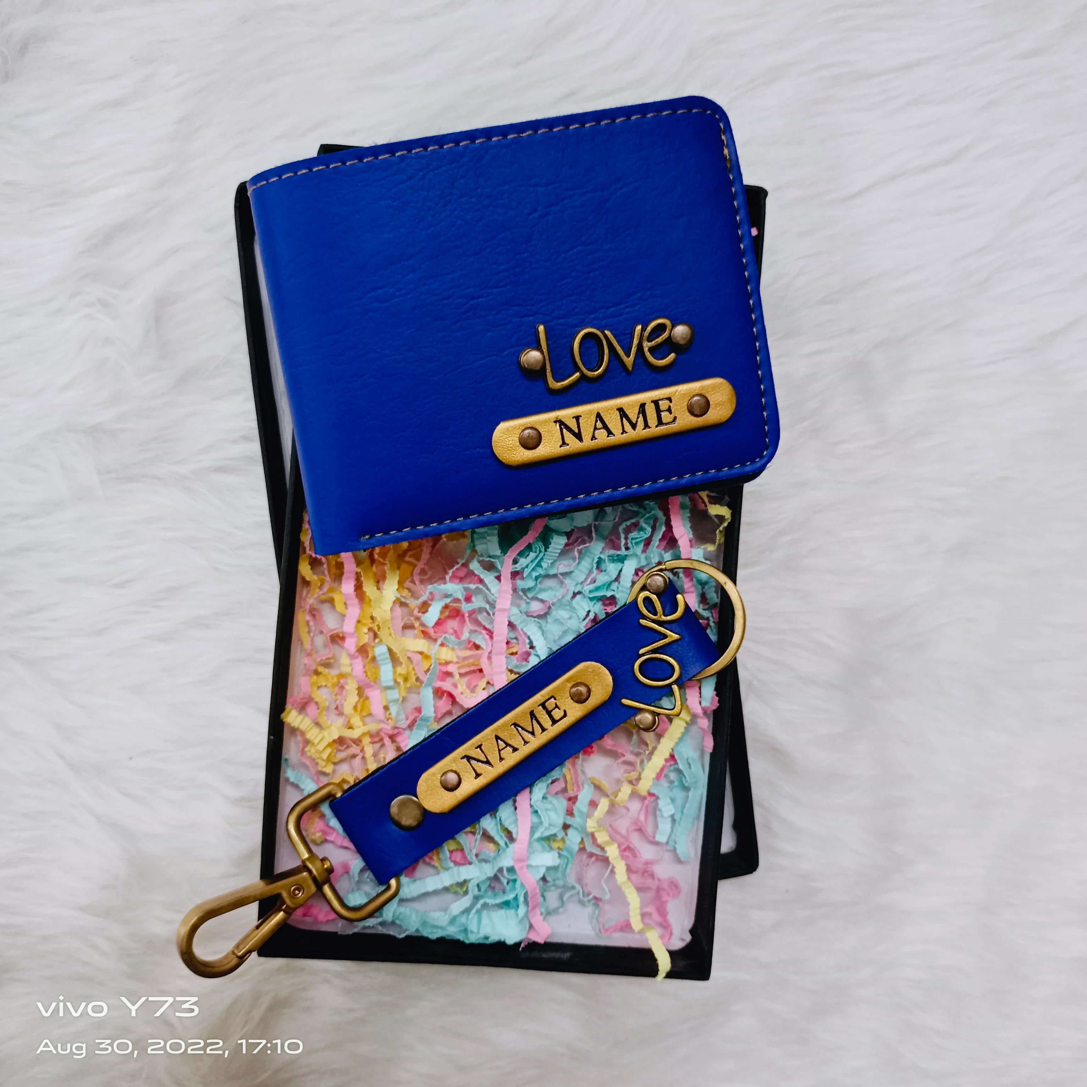Set of Customised Name Wallet and Name Keychain - Image 4