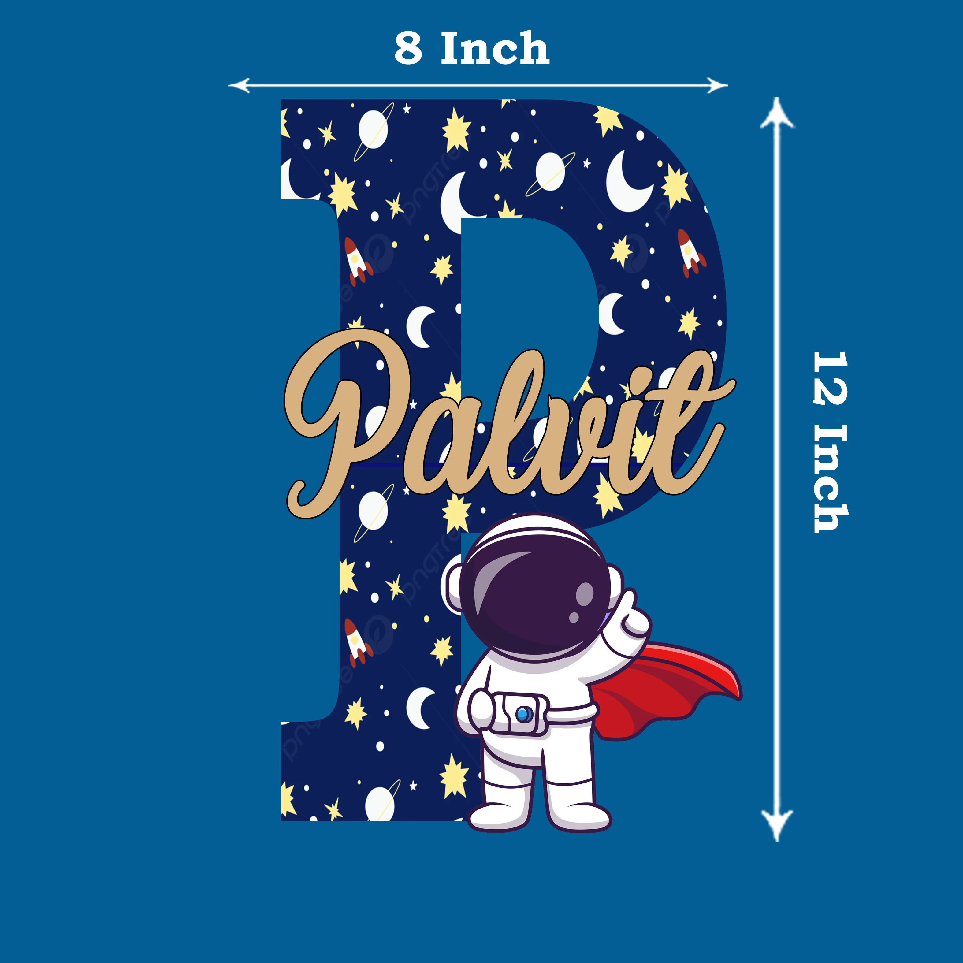 Astronaut Theme Name Plate 2.O - Image 3