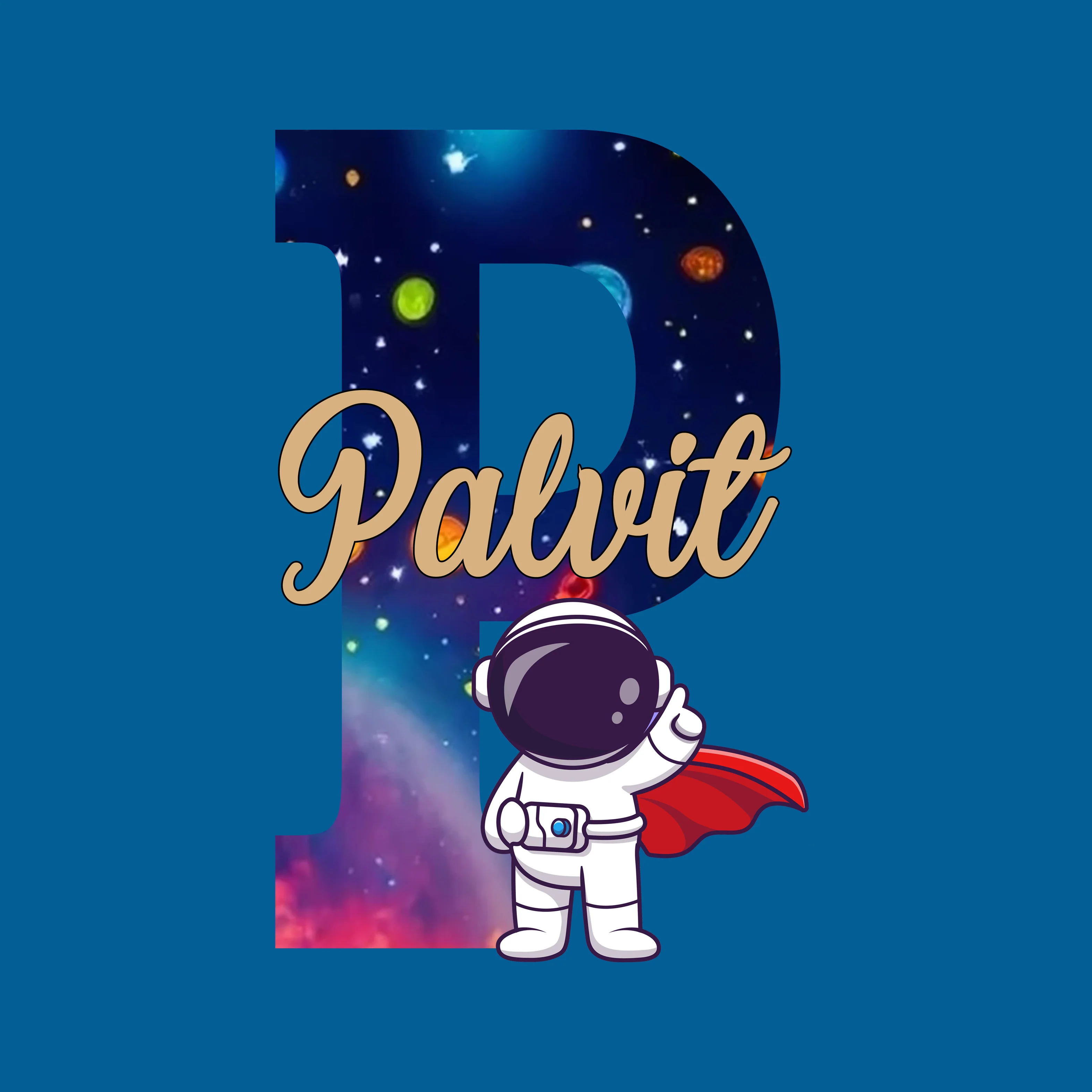 Astronaut Theme Name Plate - Image 2