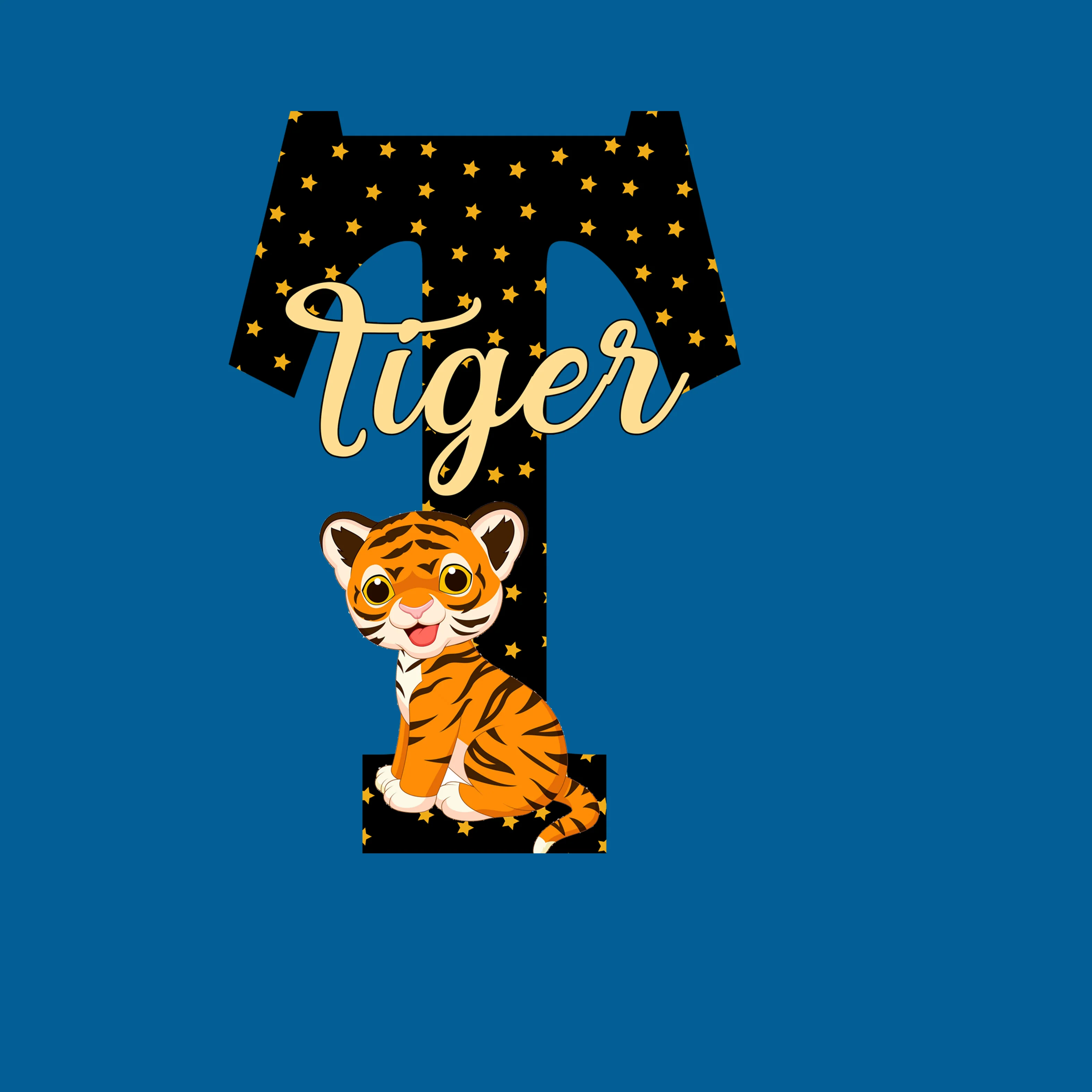 Baby Tiger Theme Name Plate - Image 2